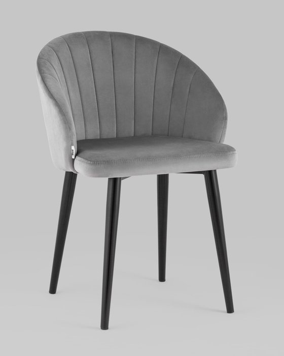 Стул-кресло Брюссель серого цвета - купить Обеденные стулья по цене 8990.0