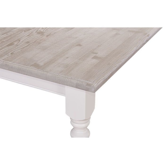 Стол обеденный с резными ножками белого цвета - купить Обеденные столы по цене 154100.0