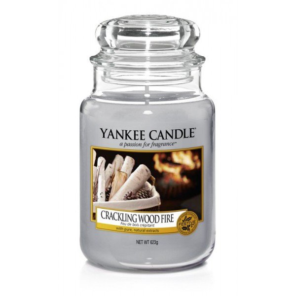 Ароматическая свеча Yankee Candle Crackling Wood Fire / Треск дерева в камине