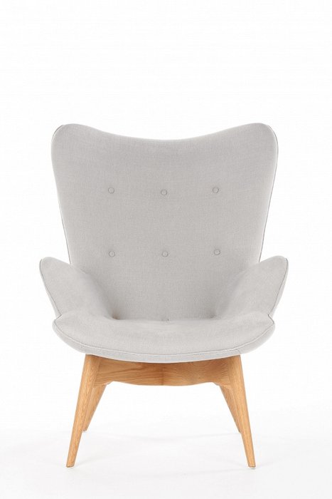 Кресло Contour светло-серого цвета - купить Интерьерные кресла по цене 58916.0