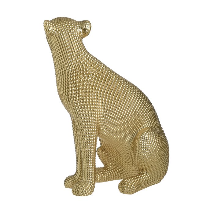 Декор настольный Леопард золотого цвета - купить Фигуры и статуэтки по цене 5920.0