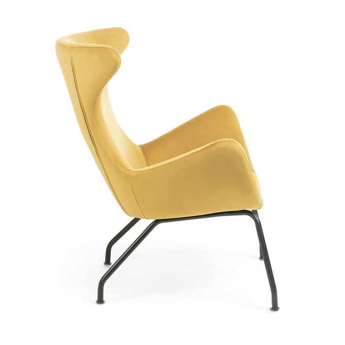 Кресло Vanda горчичного цвета - купить Интерьерные кресла по цене 85990.0