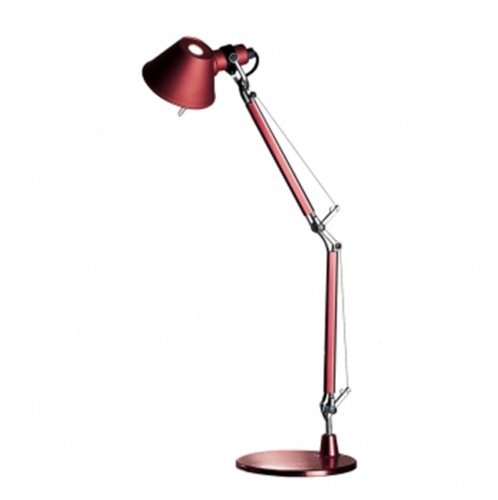 Настольная лампа "Tolomeo micro tavolo - Halo Anodized red" - купить Настольные лампы по цене 17800.0