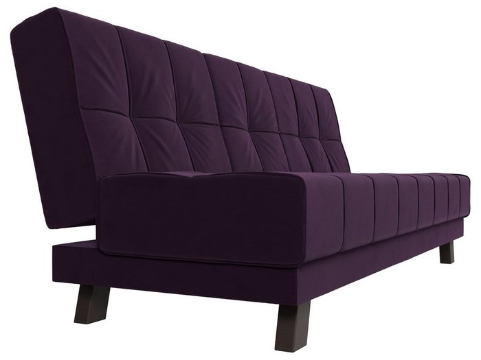Прямой диван-кровать Винсент фиолетового цвета - лучшие Прямые диваны в INMYROOM