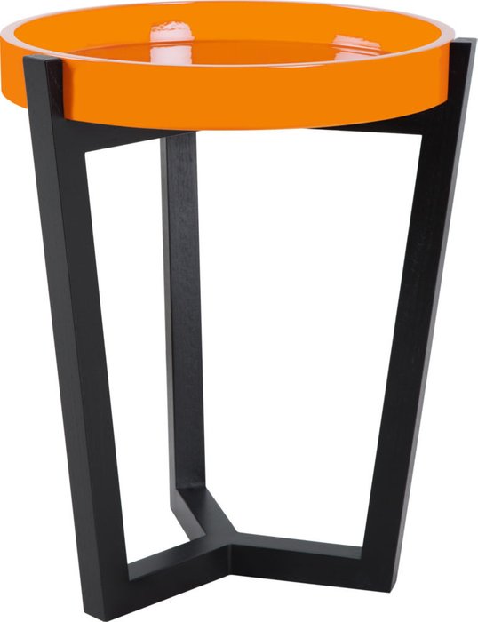 Стол журнальный Black / Orange 