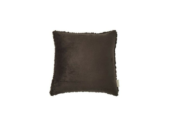 Наволочка Теодор 45х45 темно-коричневого цвета - купить Чехлы для подушек по цене 1141.0