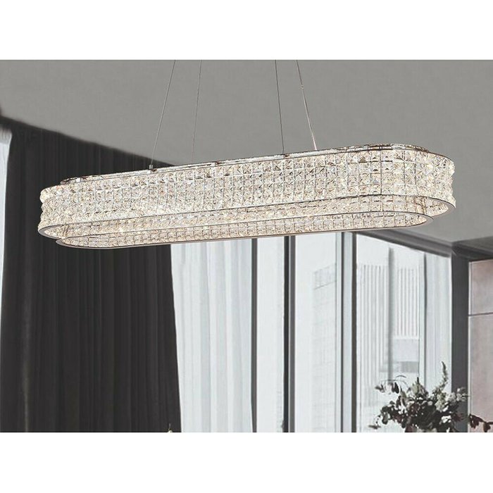 Люстра Newport 8510 Venera 8510/120 chrome - купить Подвесные люстры по цене 133889.0 Люстра Newport 8510 Venera 8510/120 chrome - купить Подвесные люстры по цене 133889.0