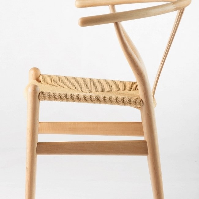 Стул Wishbone  с бумажным сиденьем - лучшие Обеденные стулья в INMYROOM