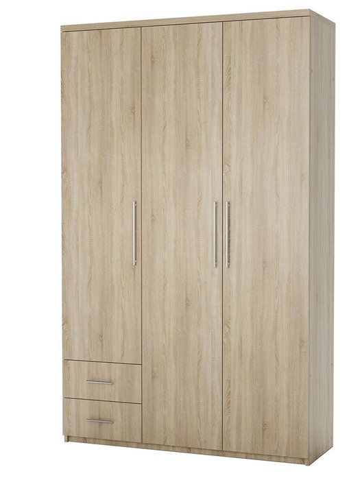 Шкаф трехдверный Мелодия МКЯ-32/1 90х60 Дуб Сонома Шкаф трехдверный Мелодия МКЯ-32/1 90х60 Дуб Сонома