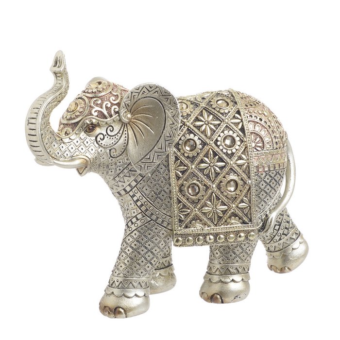 Статуэтка Слон серебристого цвета