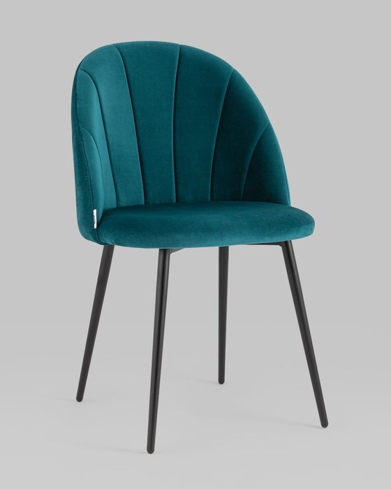 Стул Логан сине-зеленого цвета - купить Обеденные стулья по цене 7190.0