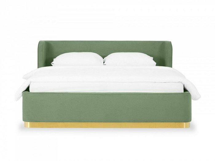Кровать Vibe 160х200 зеленого цвета с подъемным механизмом - купить Кровати для спальни по цене 116500.0
