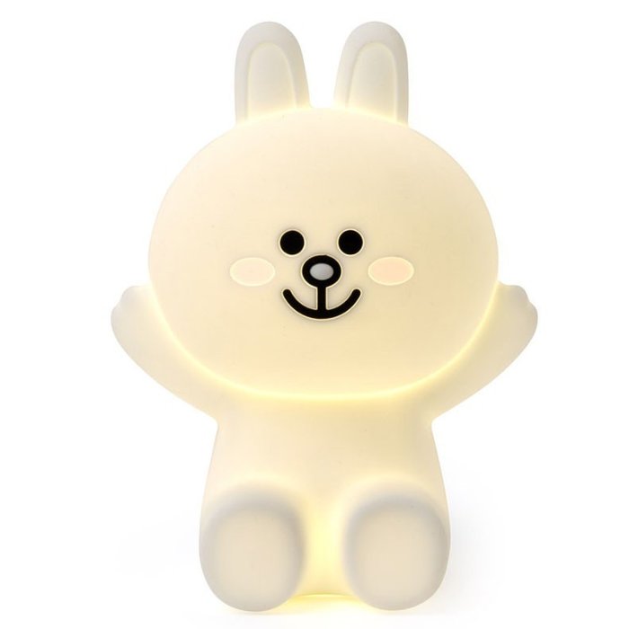 Детская настольная лампа Белый Кролик из силикона - лучшие Ночники в INMYROOM