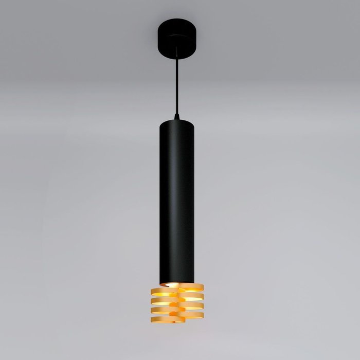 Подвесной светильник DLN103 GU10 черный/золото - купить Подвесные светильники по цене 3623.0