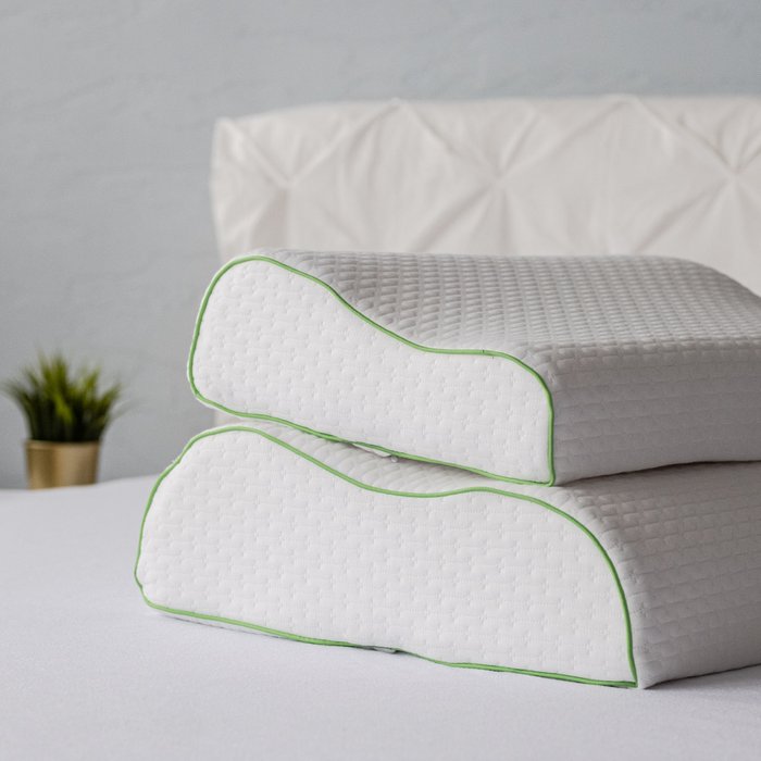Анатомическая подушка Orto М 32х51 белого цвета - купить Подушки для сна по цене 3390.0