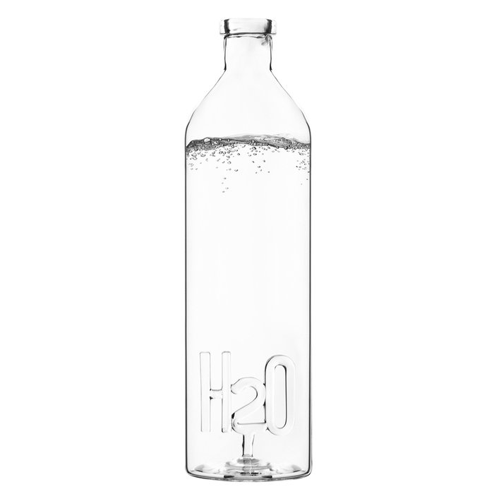 Бутылка для воды H2O 1.2л прозрачная