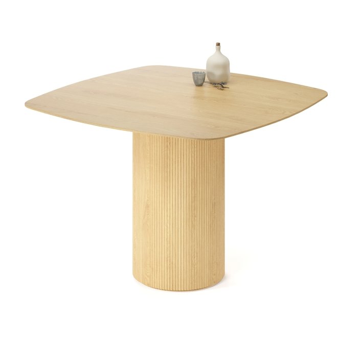 Обеденный стол квадратный Алия бежевого цвета - купить Обеденные столы по цене 59261.0