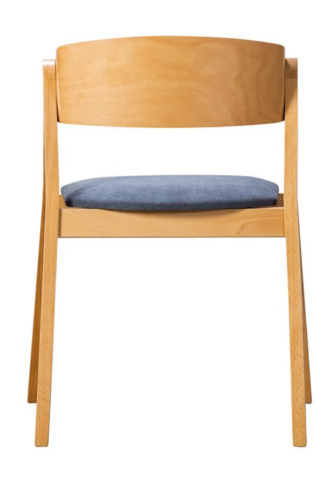 Стул Dalia bianco сине-коричневого цвета - купить Обеденные стулья по цене 13950.0