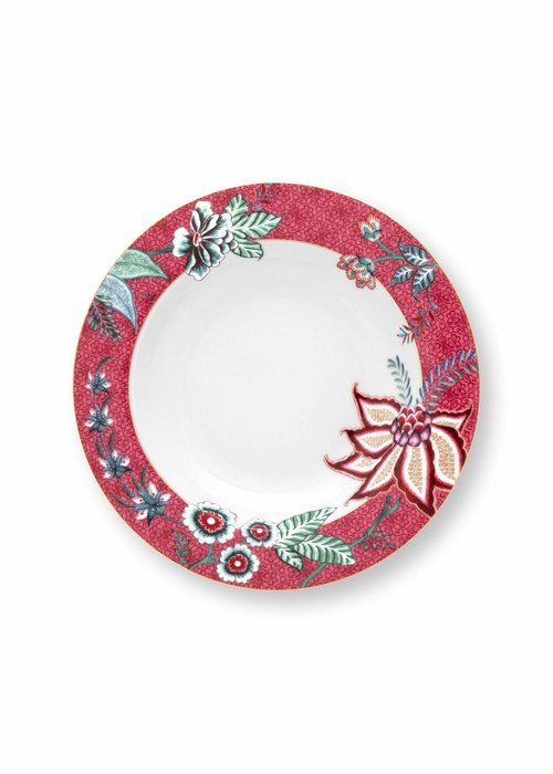 Набор из 2-х глубоких тарелок Flower Festival Dark Pink, D21,5 см - купить Тарелки по цене 3381.0