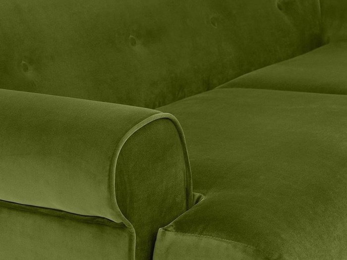 Диван Italia зеленого цвета - лучшие Прямые диваны в INMYROOM