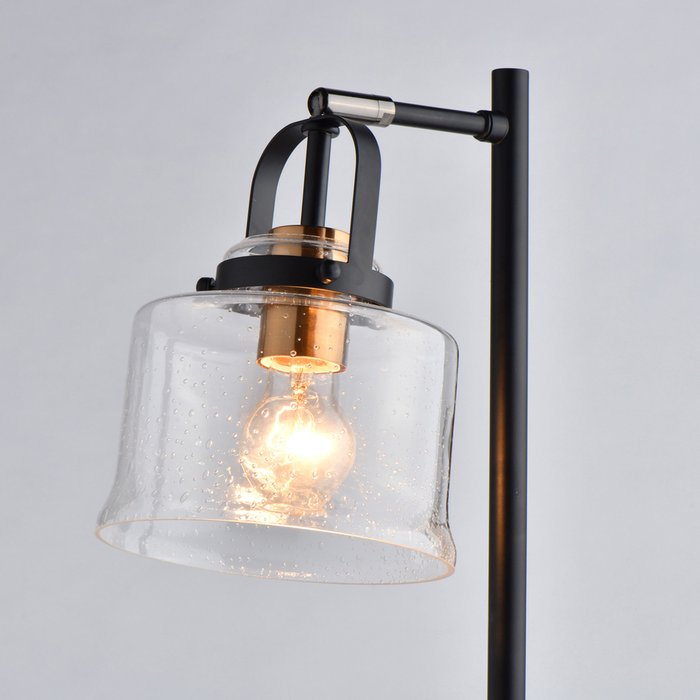 Настольная лампа Вальтер с прозрачным плафоном - лучшие Настольные лампы в INMYROOM