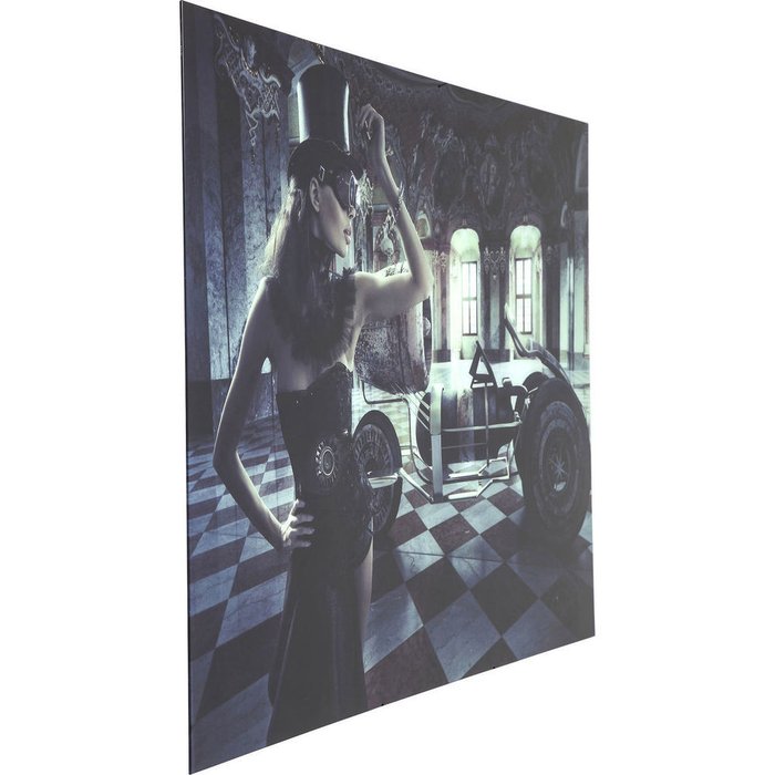 Картина Circus Queen черно-серого цвета - купить Принты по цене 31150.0