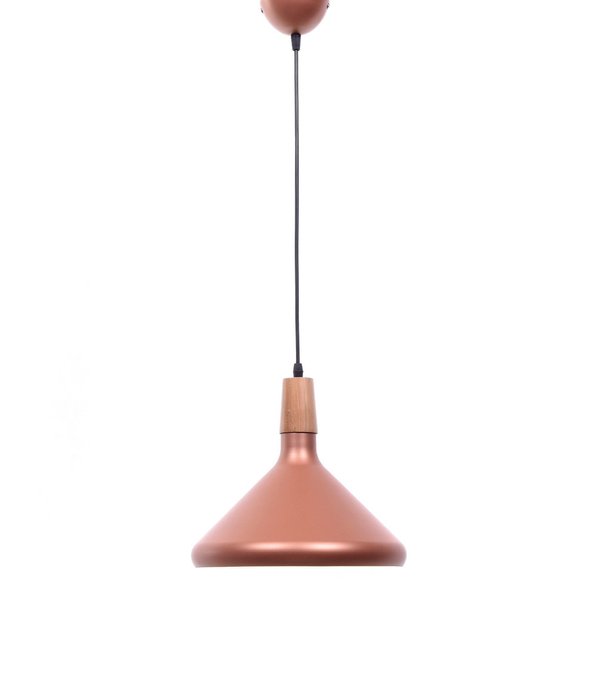 Подвесной светильник Bafido цвета розовое золото