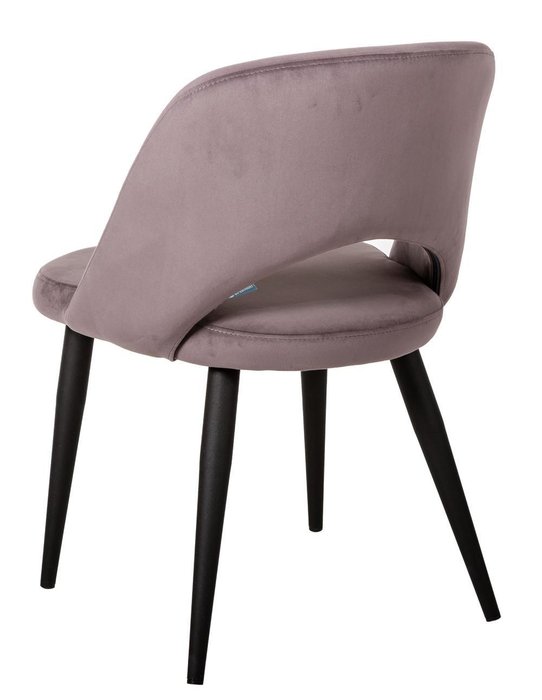 Стул Lars коричневого цвета на черных ножках - лучшие Обеденные стулья в INMYROOM