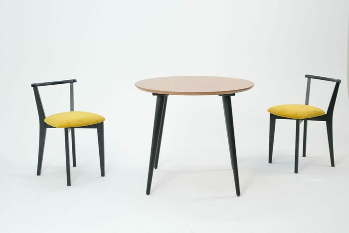 Обеденный стол Монте D90 бежевого цвета - лучшие Обеденные столы в INMYROOM