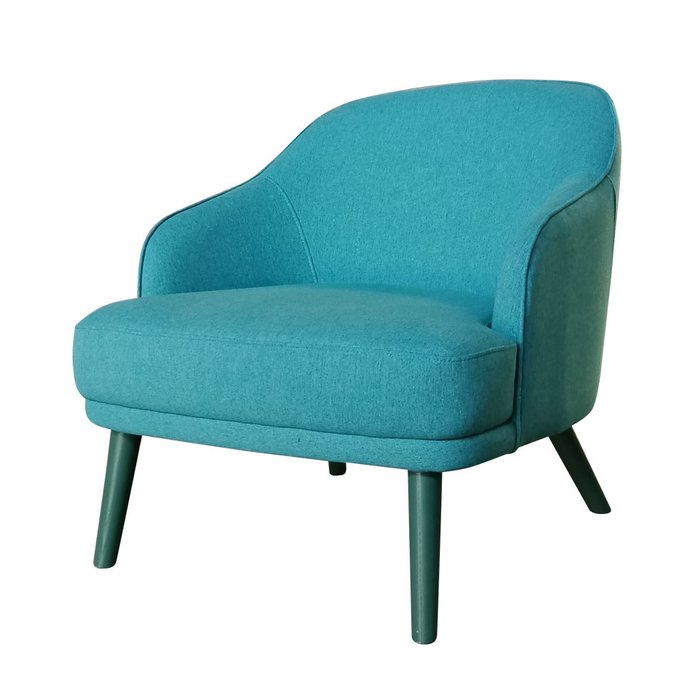 Кресло Lenne голубого цвета 