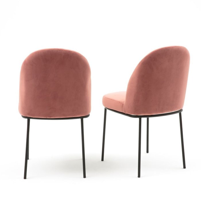 Комплект из двух стульев Topim розового цвета - купить Обеденные стулья по цене 41859.0
