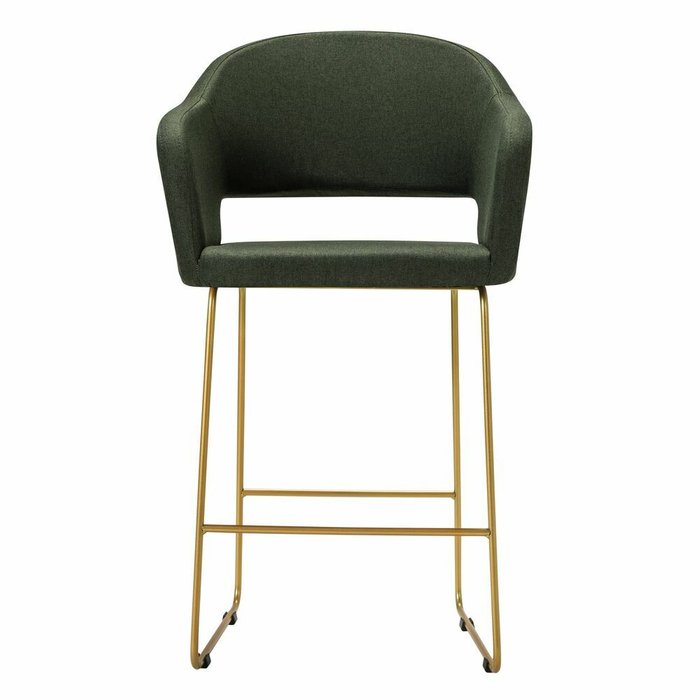 Полубарный стул Oscar тёмно-зеленого цвета - купить Барные стулья по цене 12860.0