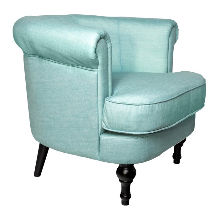 Кресло Charlotte Bronte Светло-голубое - лучшие Интерьерные кресла в INMYROOM