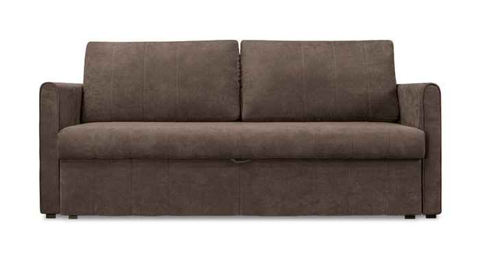 Диван-кровать Хьюго коричневого цвета - купить Прямые диваны по цене 62500.0