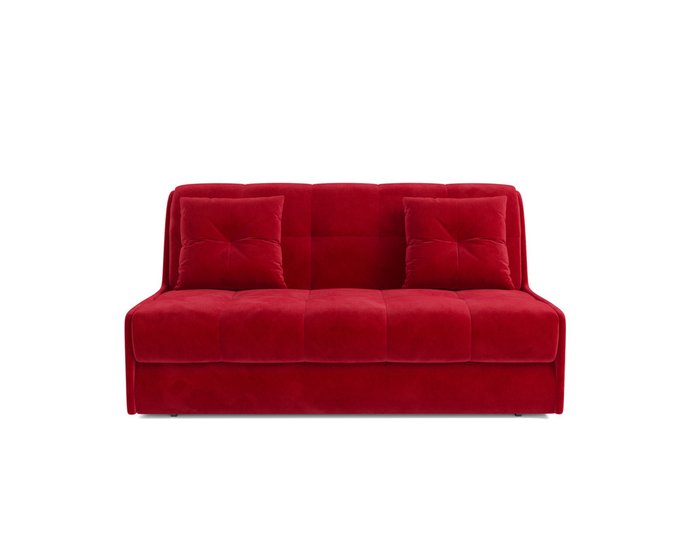 Диван-кровать Барон 2 красного цвета - купить Прямые диваны по цене 31590.0