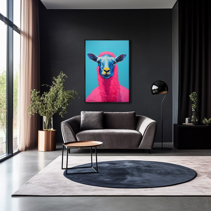 Репродукция картины The Sheep, No 2, 2024г. - лучшие Картины в INMYROOM
