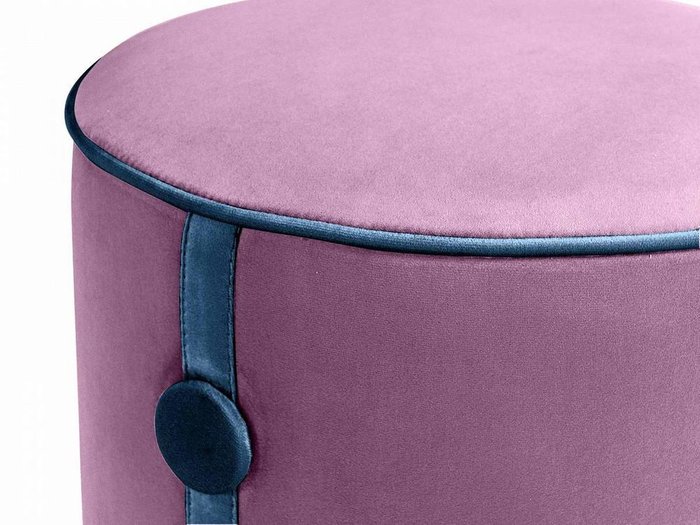 Пуф Drum Button фиолетового цвета - лучшие Пуфы в INMYROOM