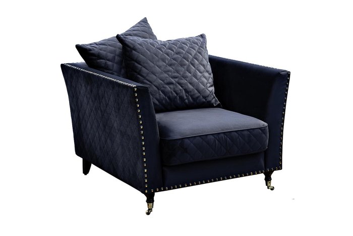 Кресло Sorrento темно-синего цвета - купить Интерьерные кресла по цене 99000.0