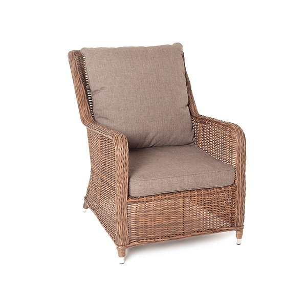 Кресло Гляссе коричневого цвета - лучшие Садовые кресла в INMYROOM