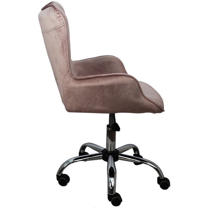 Компьютерное кресло Bella серо-розового цвета - лучшие Офисные кресла в INMYROOM
