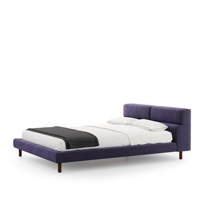 Кровать Cascade 160х200 фиолетового цвета