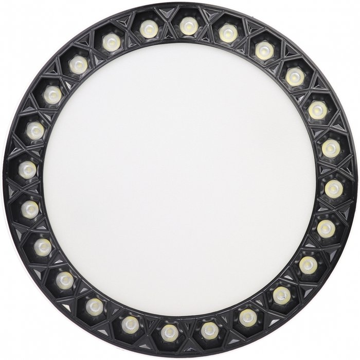 Светильник потолочный iLEDEX Mercury 5552-24W-D165-3/4K-WH+BK - купить Потолочные светильники по цене 2190.0