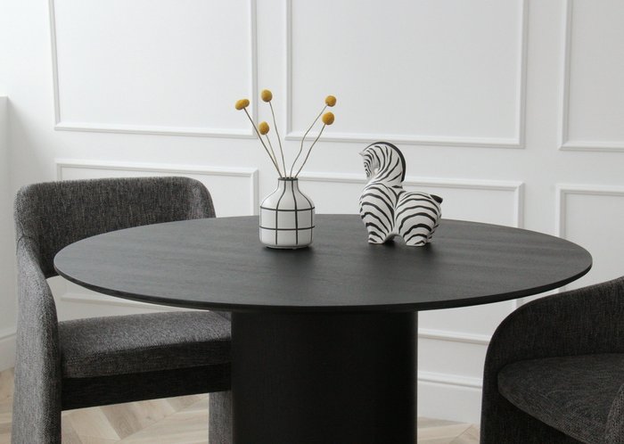 Стол обеденный Type D 110 черного цвета - лучшие Обеденные столы в INMYROOM