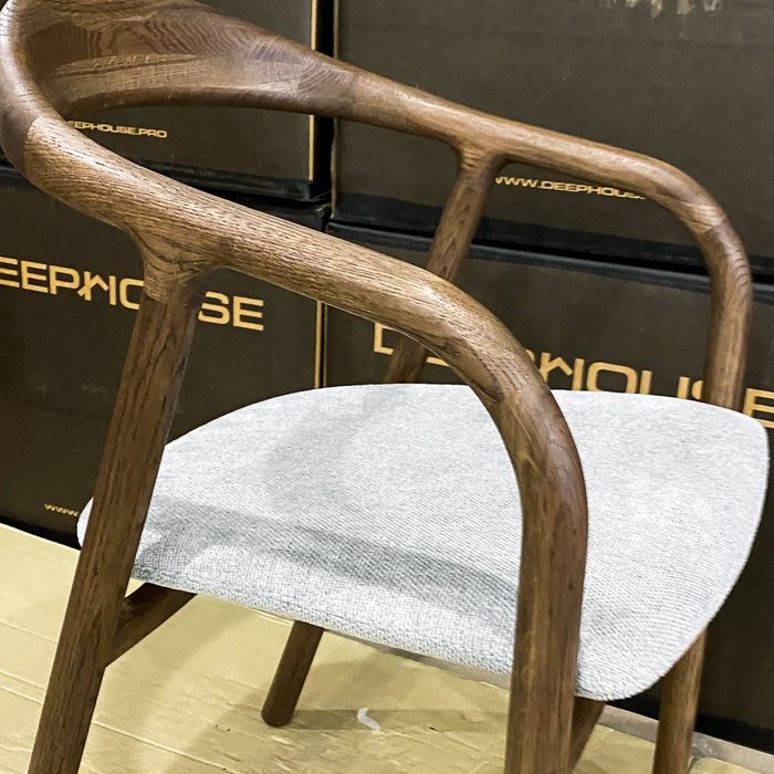 Стул Лугано серо-коричневого цвета - лучшие Обеденные стулья в INMYROOM