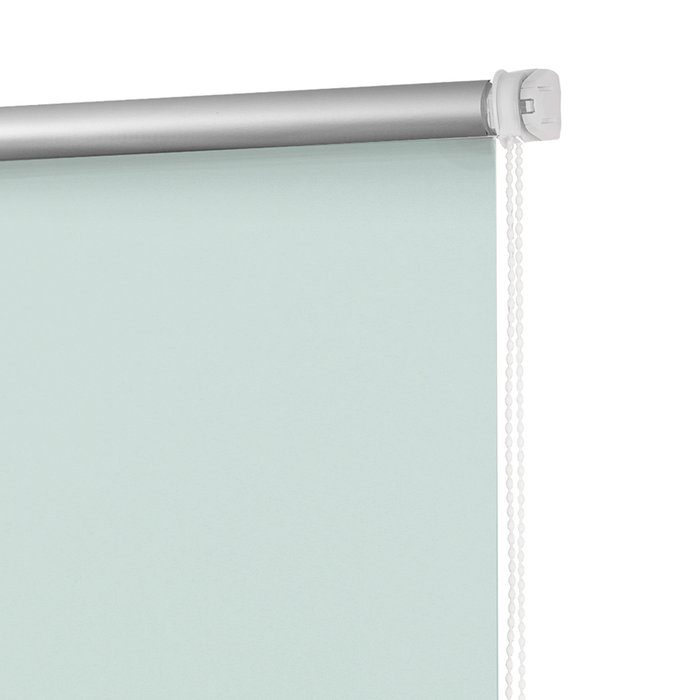Рулонная штора Миниролл Блэкаут Свежая мятного цвета 120x160 - лучшие Шторы в INMYROOM