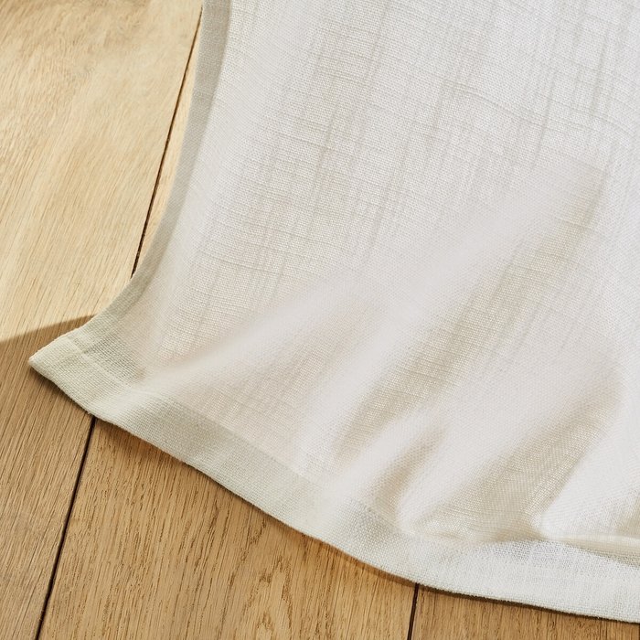 Штора Tassely 140x320 белого цвета - лучшие Шторы в INMYROOM Штора Tassely 140x320 белого цвета - лучшие Шторы в INMYROOM