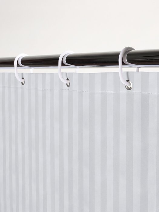 Штора для ванной комнаты Stripe 180х180 белого цвета - лучшие Шторки для душа в INMYROOM