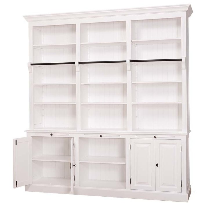 Книжный шкаф Брюгге белого цвета - купить Книжные шкафы по цене 418000.0