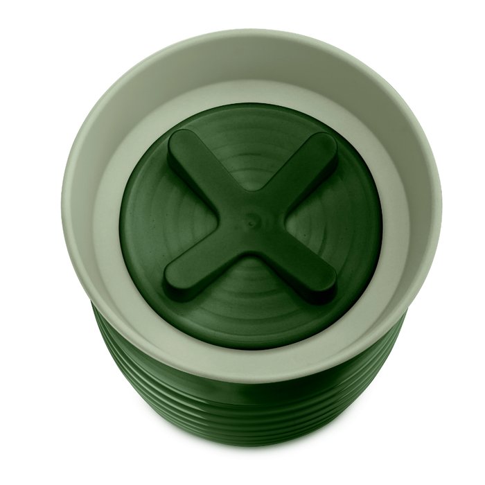 Термокружка Safe to go зелёного цвета - лучшие Чашки в INMYROOM