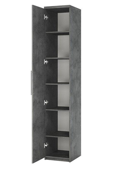 Шкаф с полками Мелодия МП-11 40х60х220 серый Ароза Реликтовая - купить Шкафы распашные по цене 15990 Шкаф с полками Мелодия МП-11 40х60х220 серый Ароза Реликтовая - купить Шкафы распашные по цене 15990